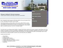 Tablet Screenshot of edwardsauctions.com